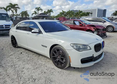 2014 BMW 750 Li из США, поврежденный, VIN WBAYE8C58ED134987